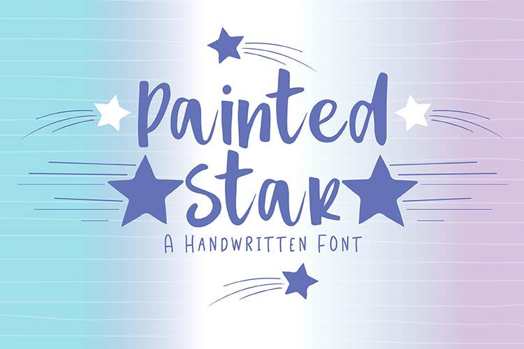 Painted Star Font