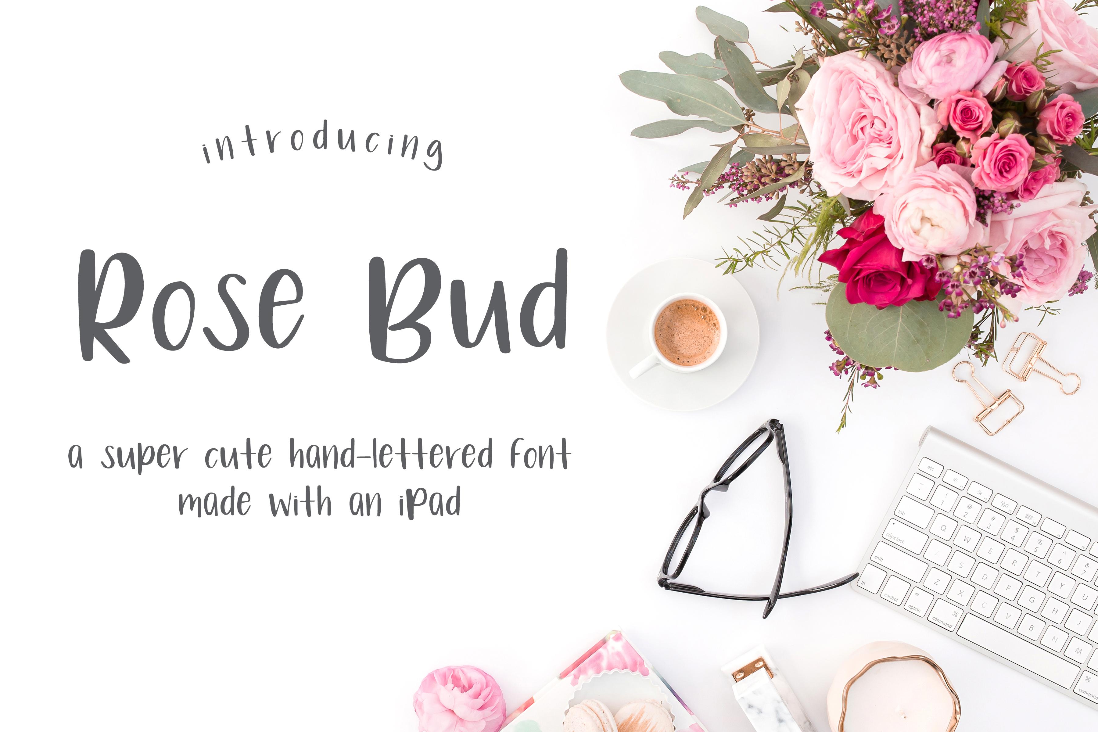 Rose Bud Hand Font