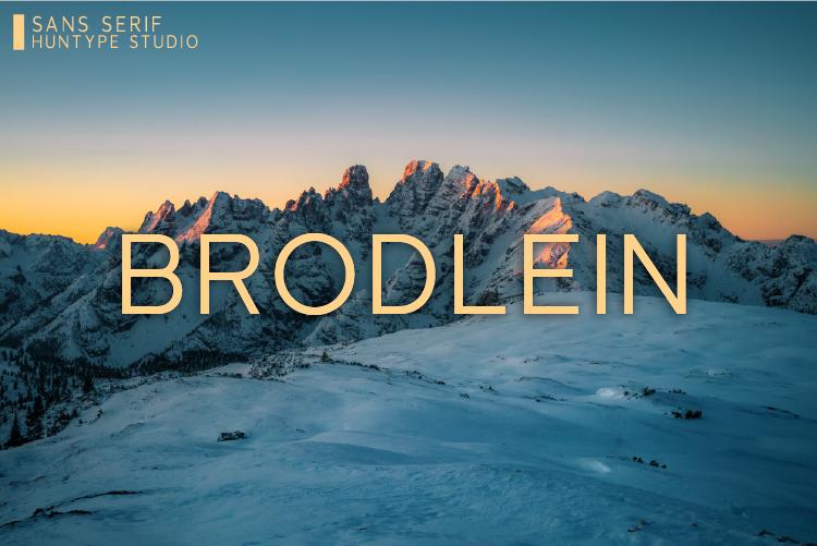 Brodlein Font