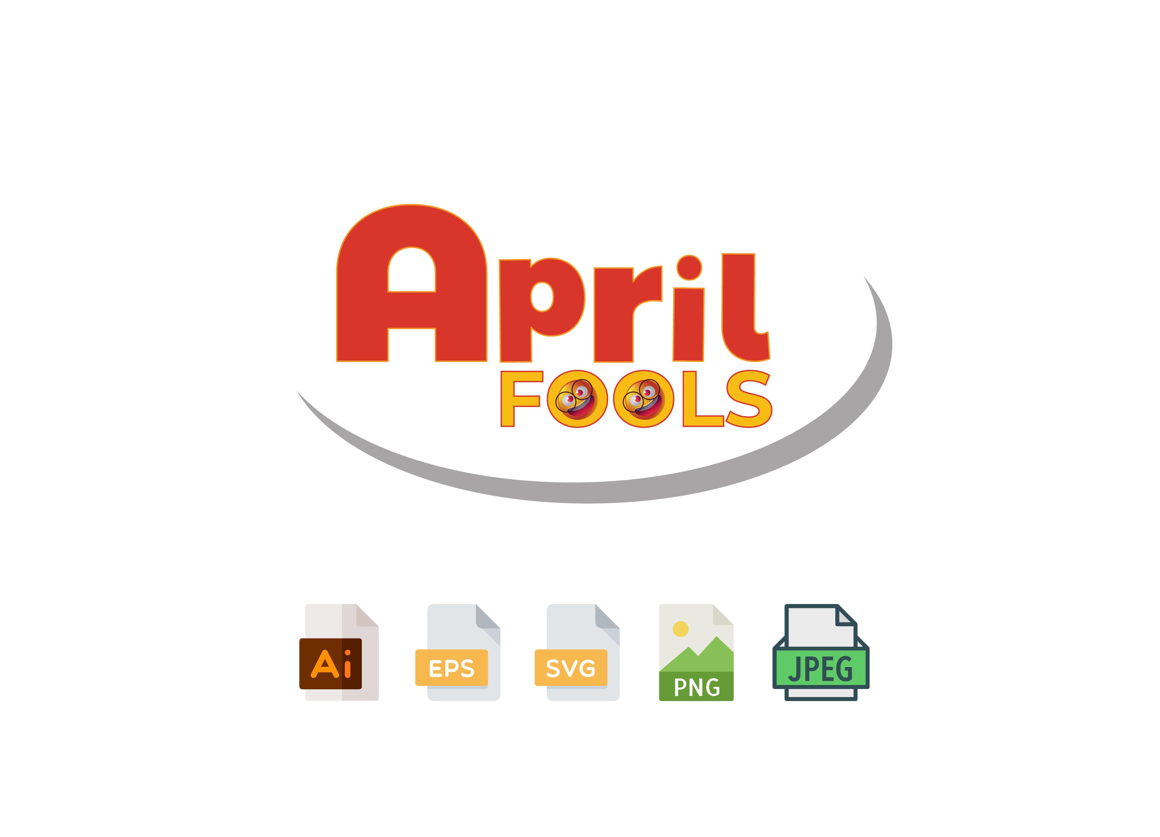 April Fools Day Design SVG