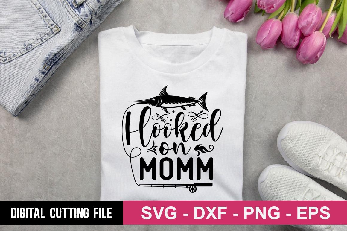 Hooked on Mommy SVG