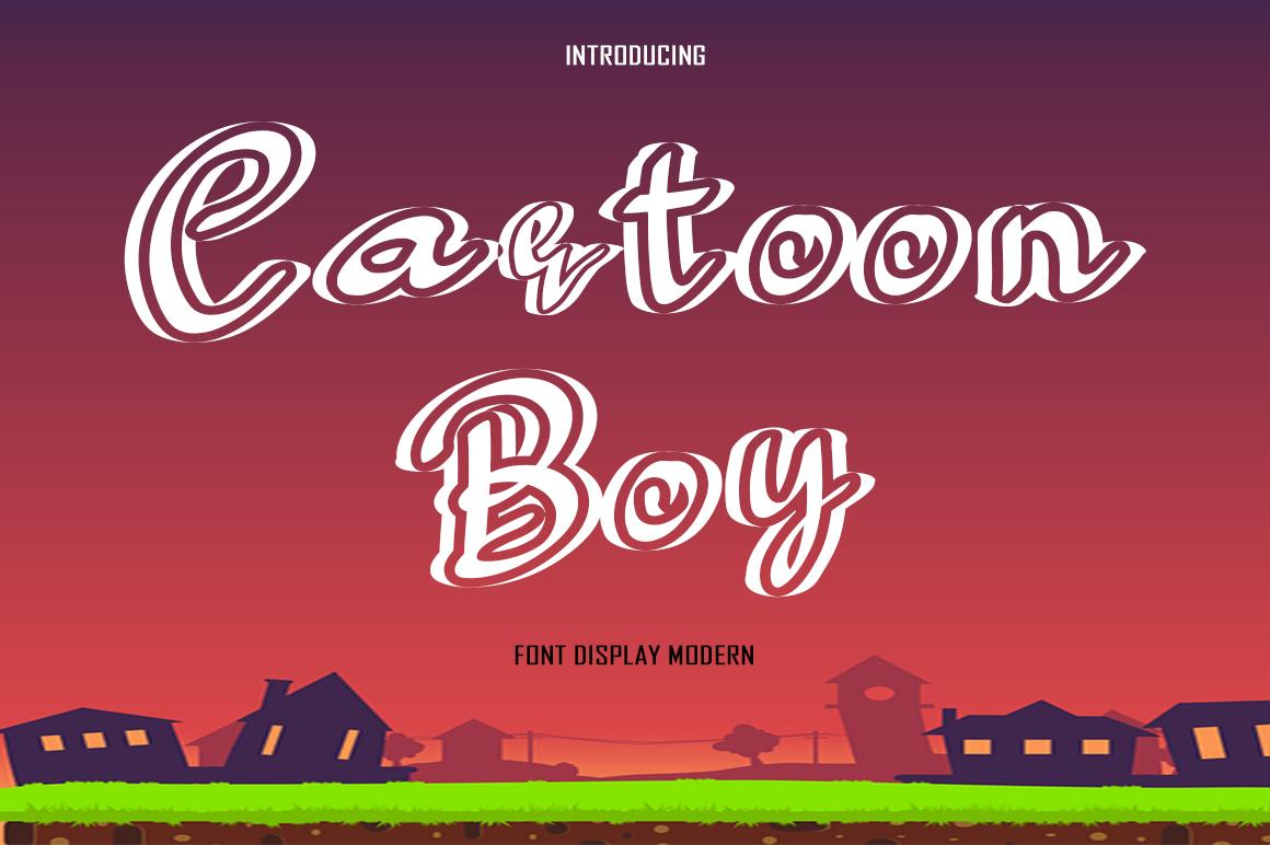 Cartoon Boy Font