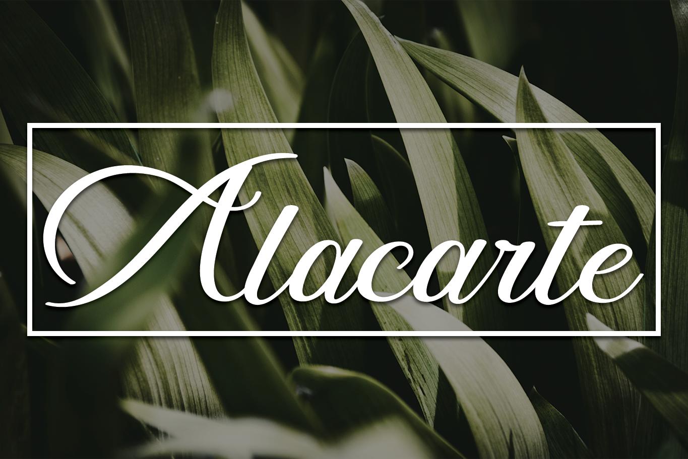 Alacarte Font