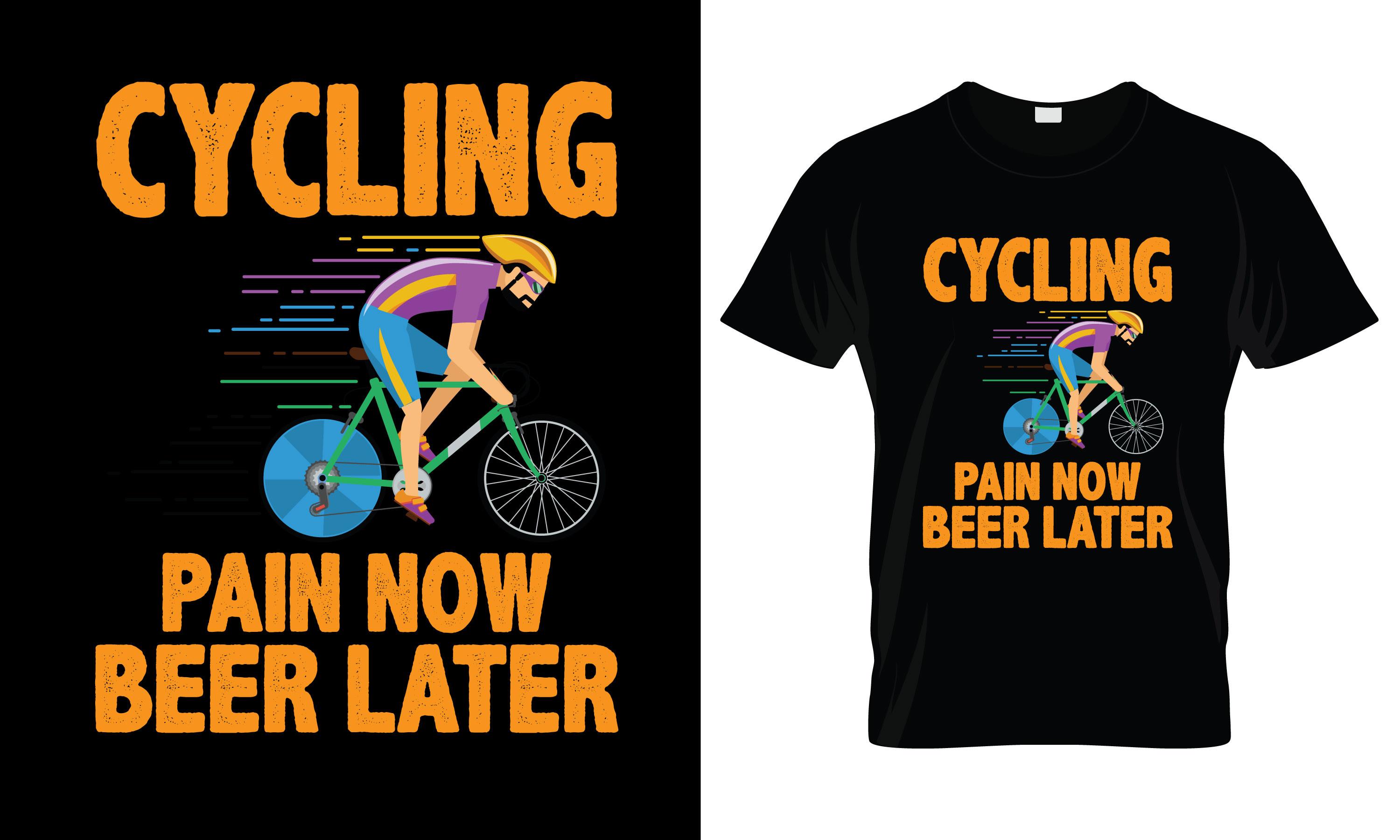 Cycling Pain Now Beer Later T-Shirt