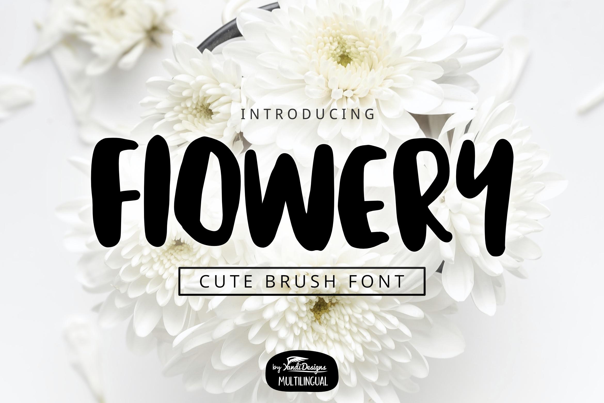 Flowery Font