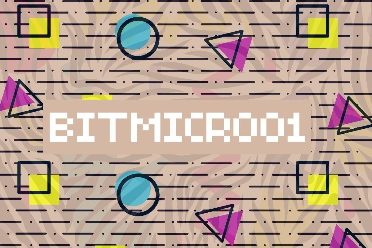 BitMicro01 Font