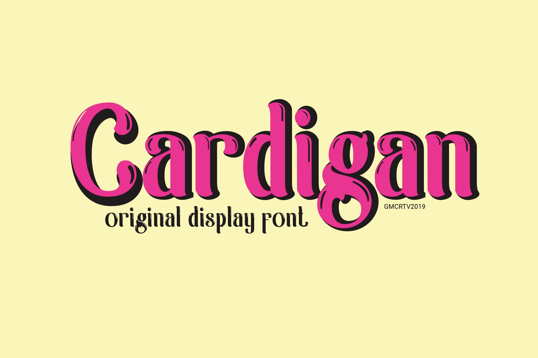 Cardigan Font