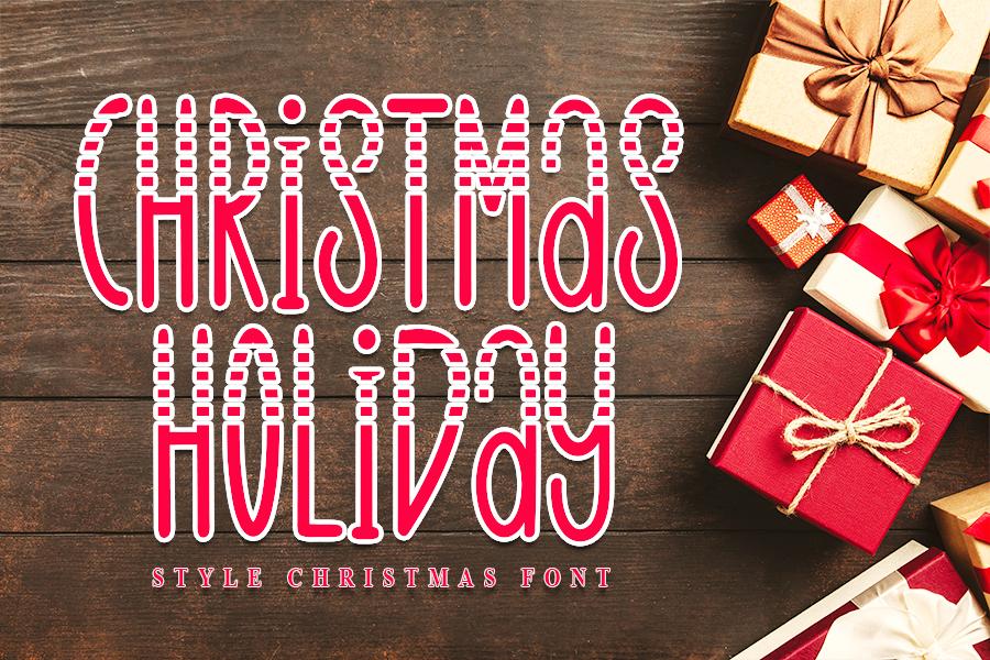 Christmas Holiday Font