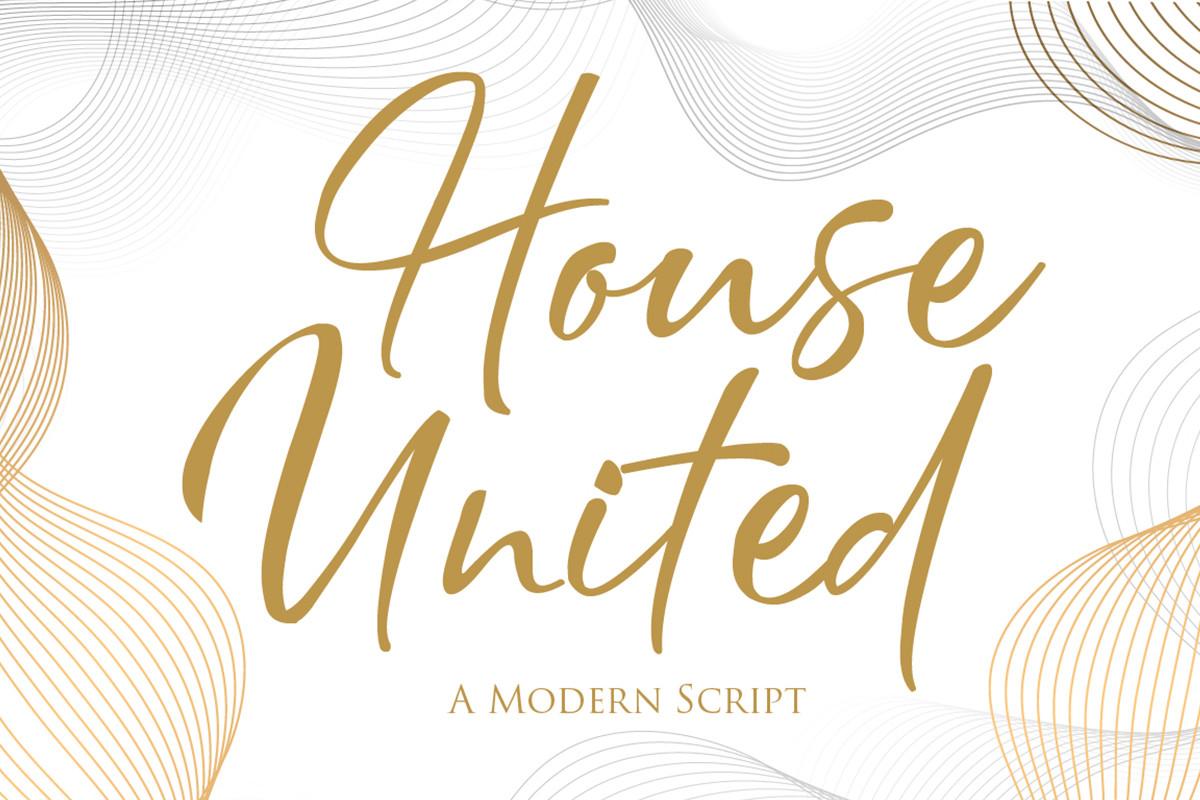 House United Font