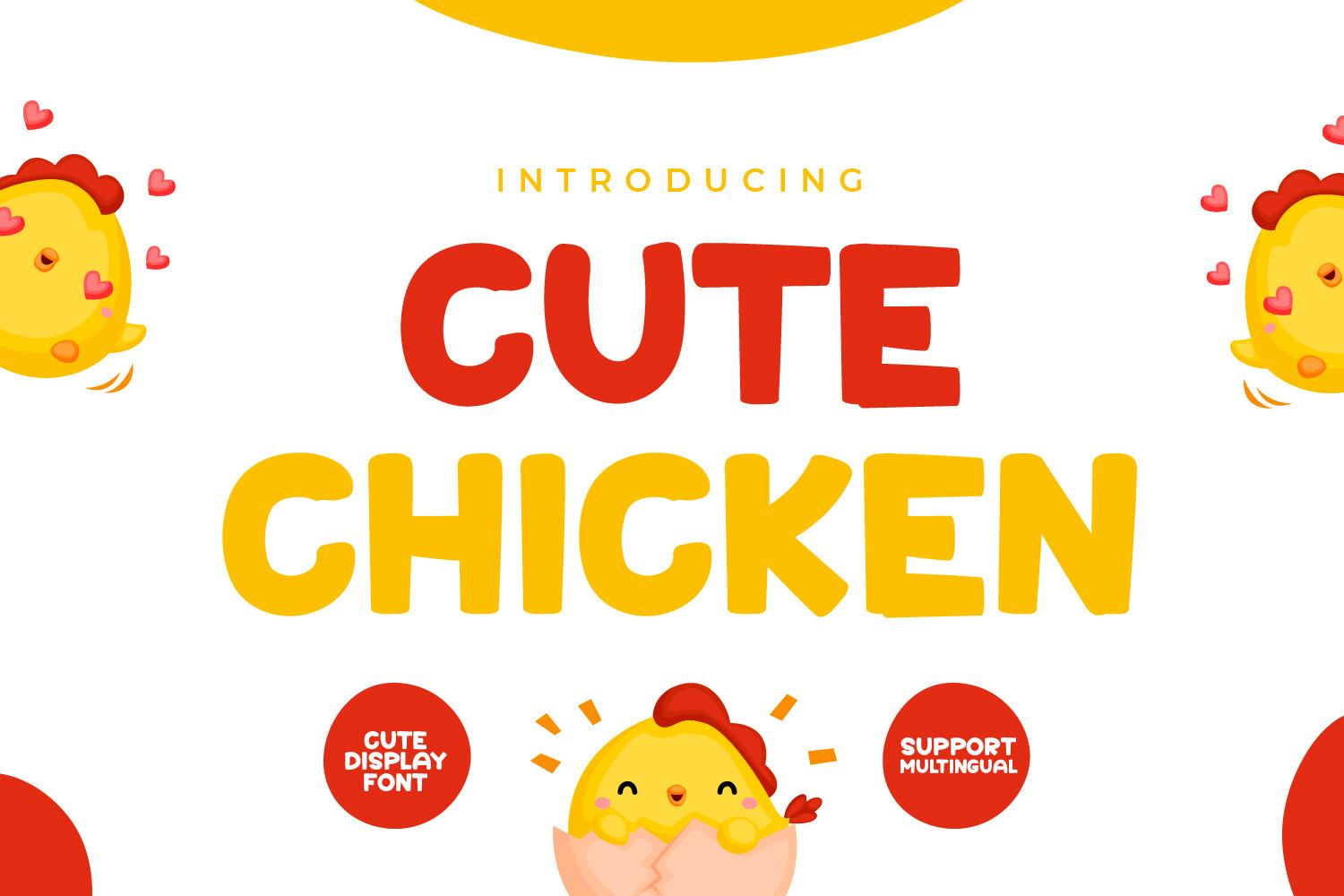 Cute Chicken Font