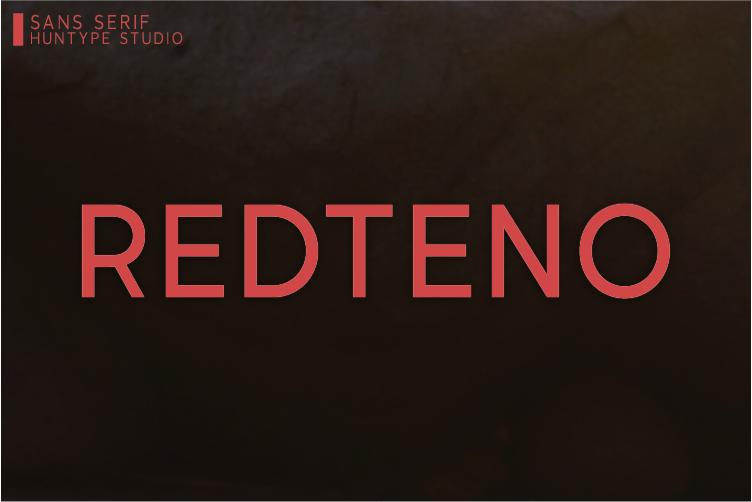 Redteno Font