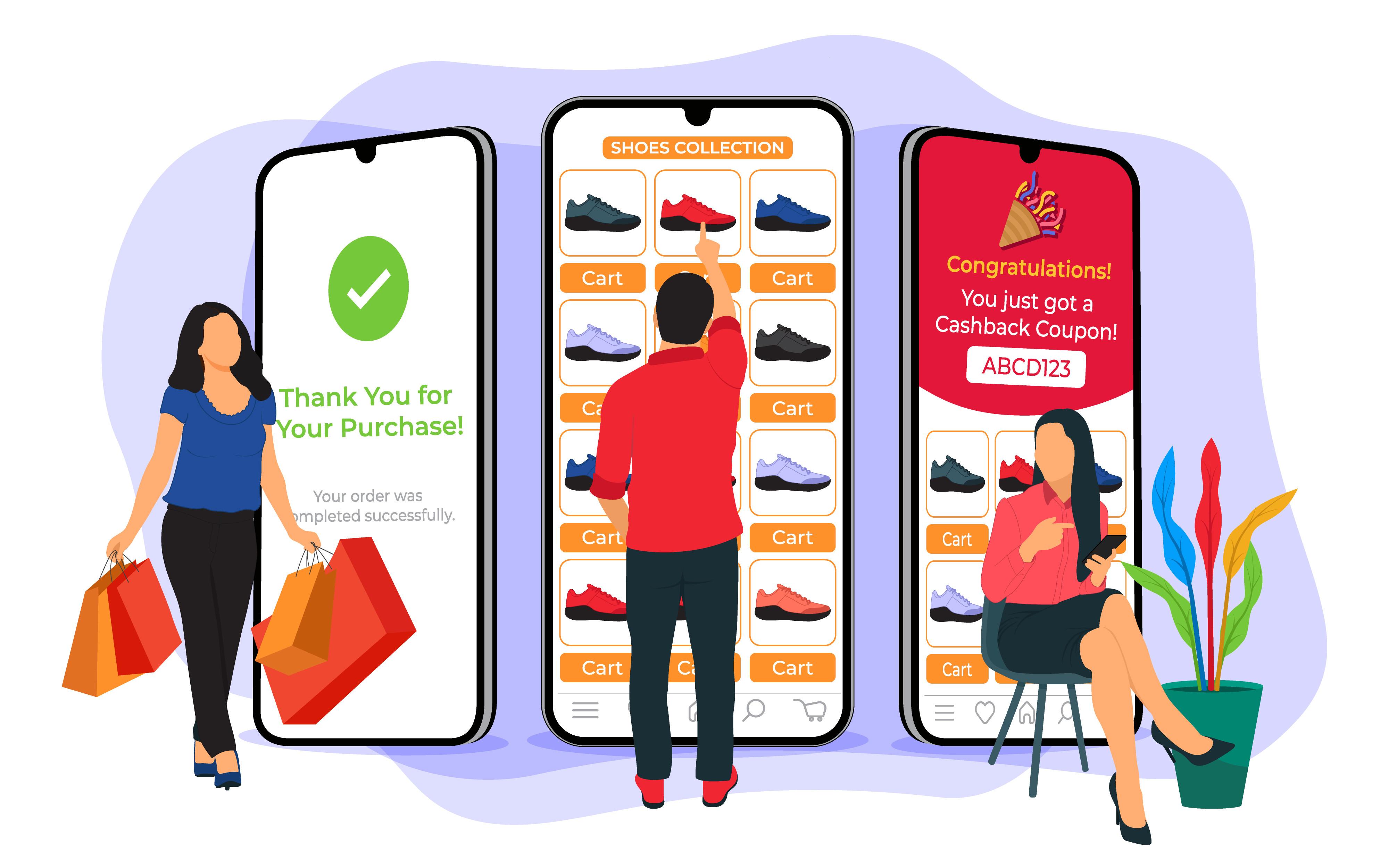 Online Shopping Concept Illustration