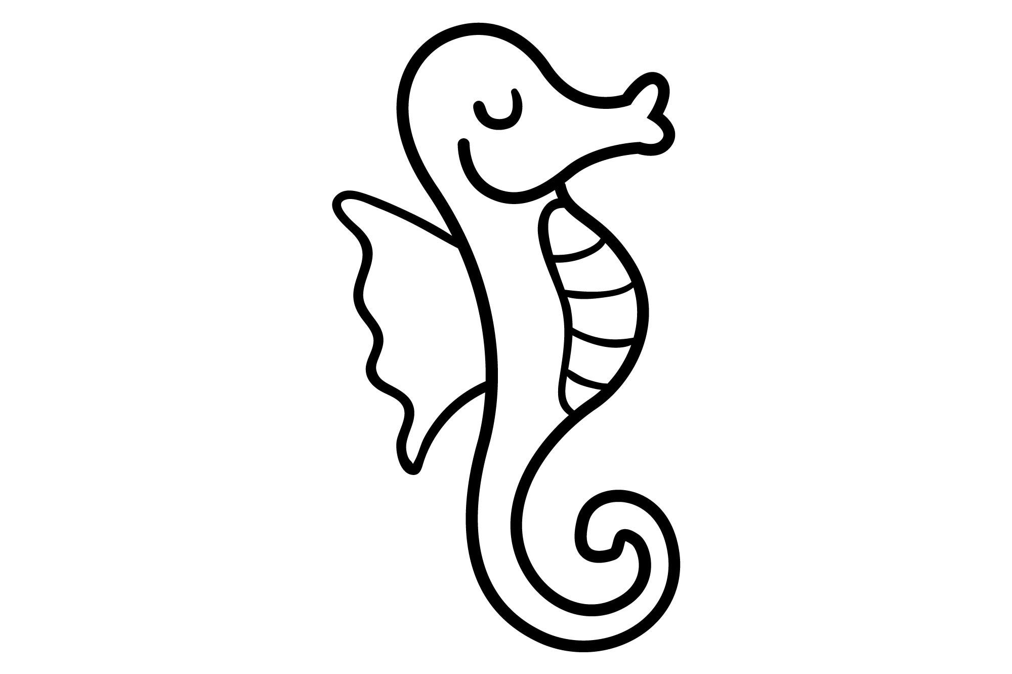 Marine Fish Colouring Page