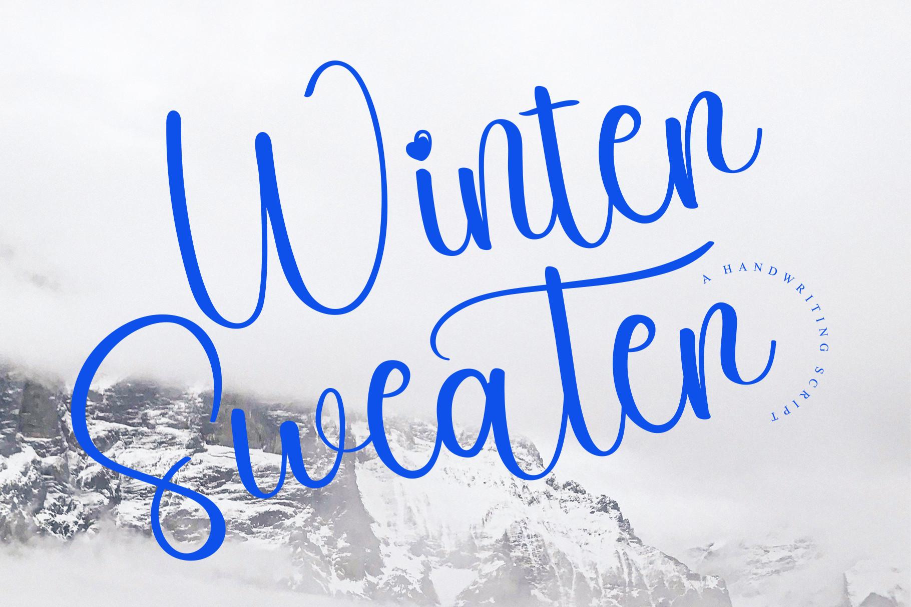 Winter Sweater Font