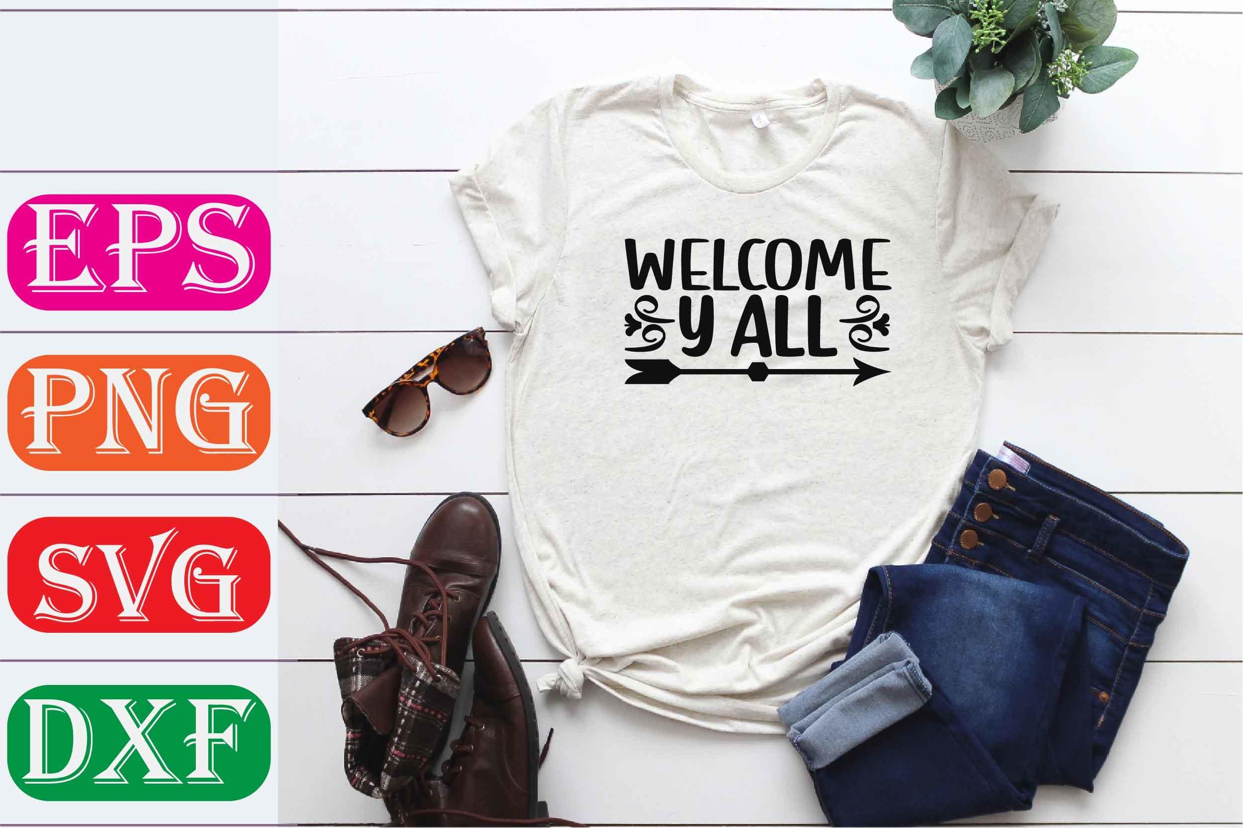 Doormat SVG Design. Welcome Y’all