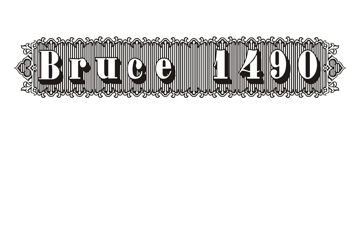 Bruce 1490 Font
