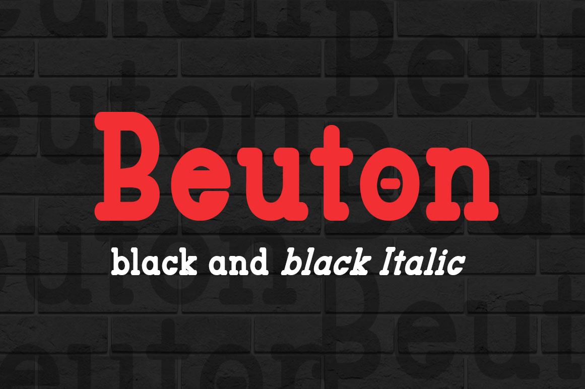 Beuton Black Font