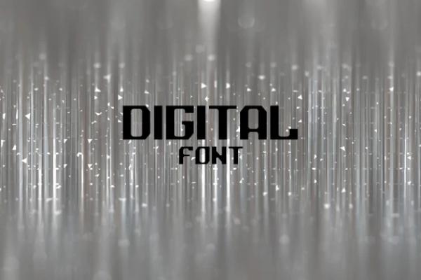 Digital Font