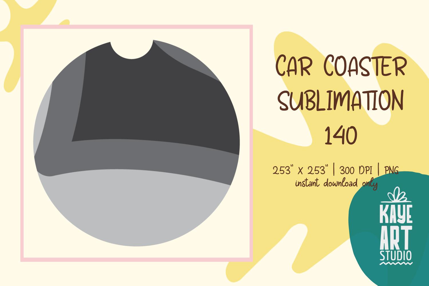 Car Coaster Sublimation PNG 140