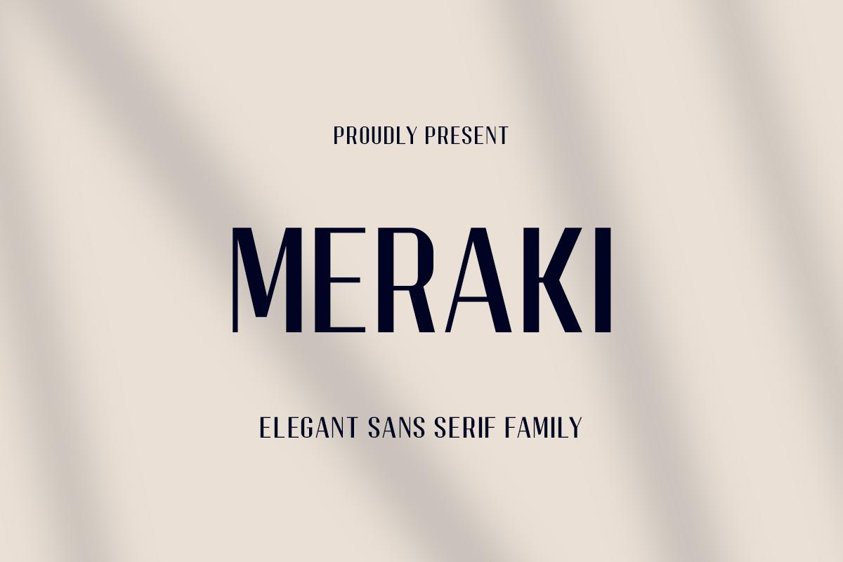 Meraki Font