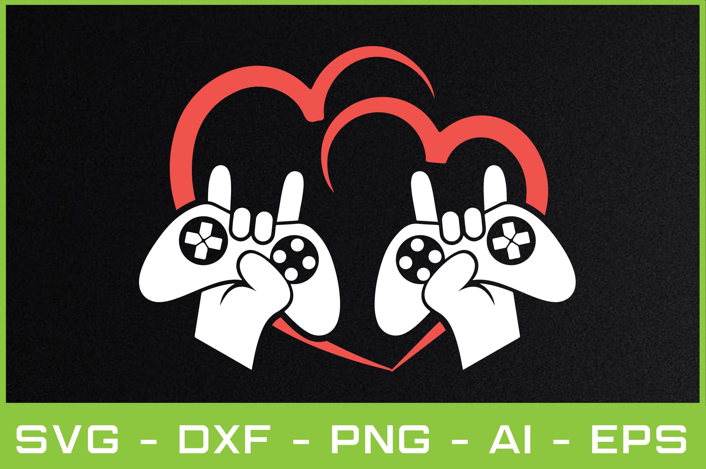 Valentines Day Gifts for Gamers Svg