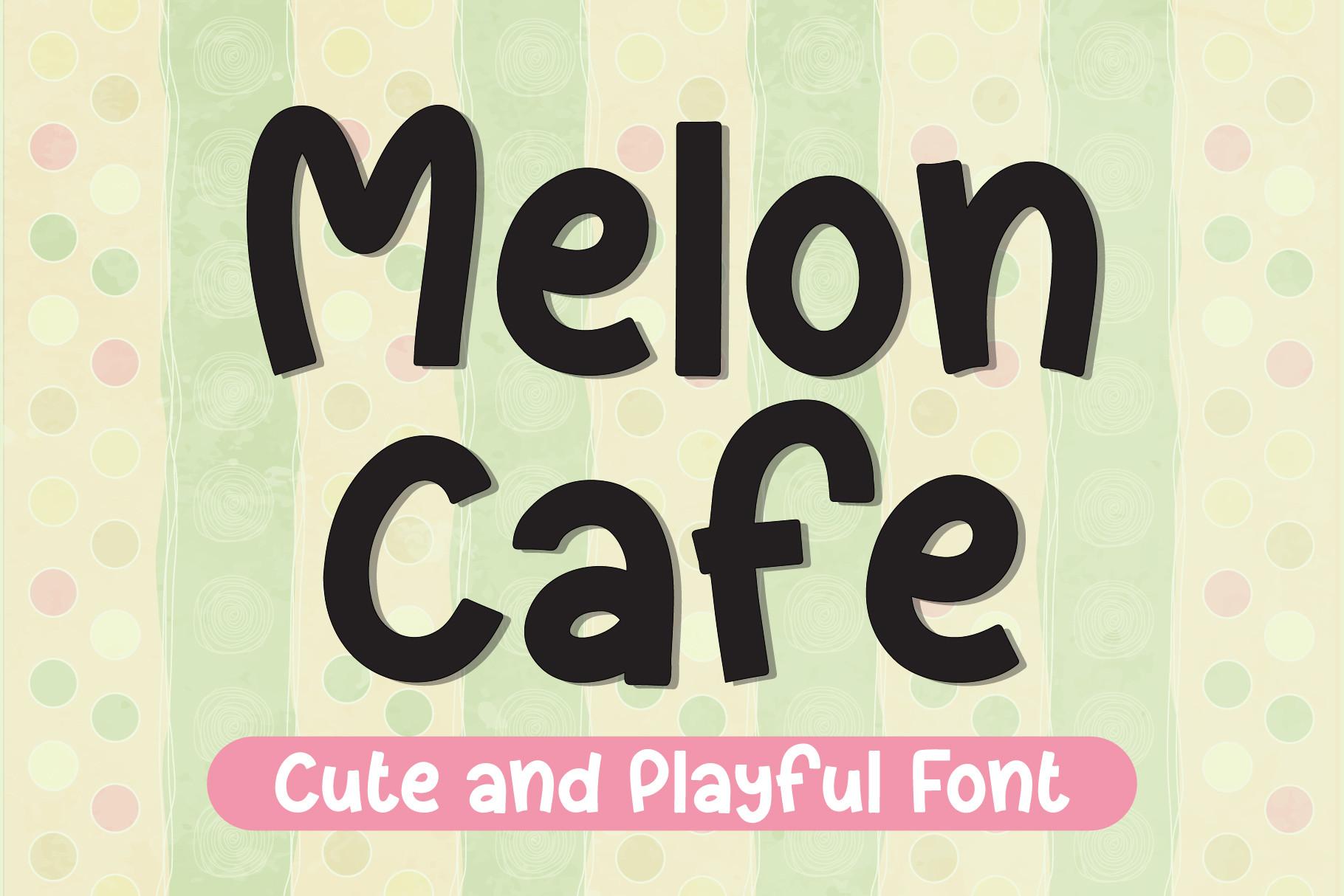 Melon Cafe Font