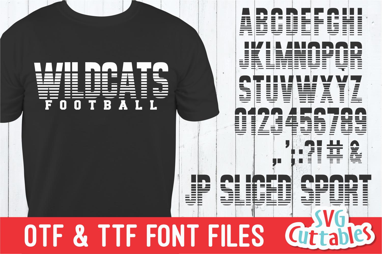 JP Sliced Sport Font Font