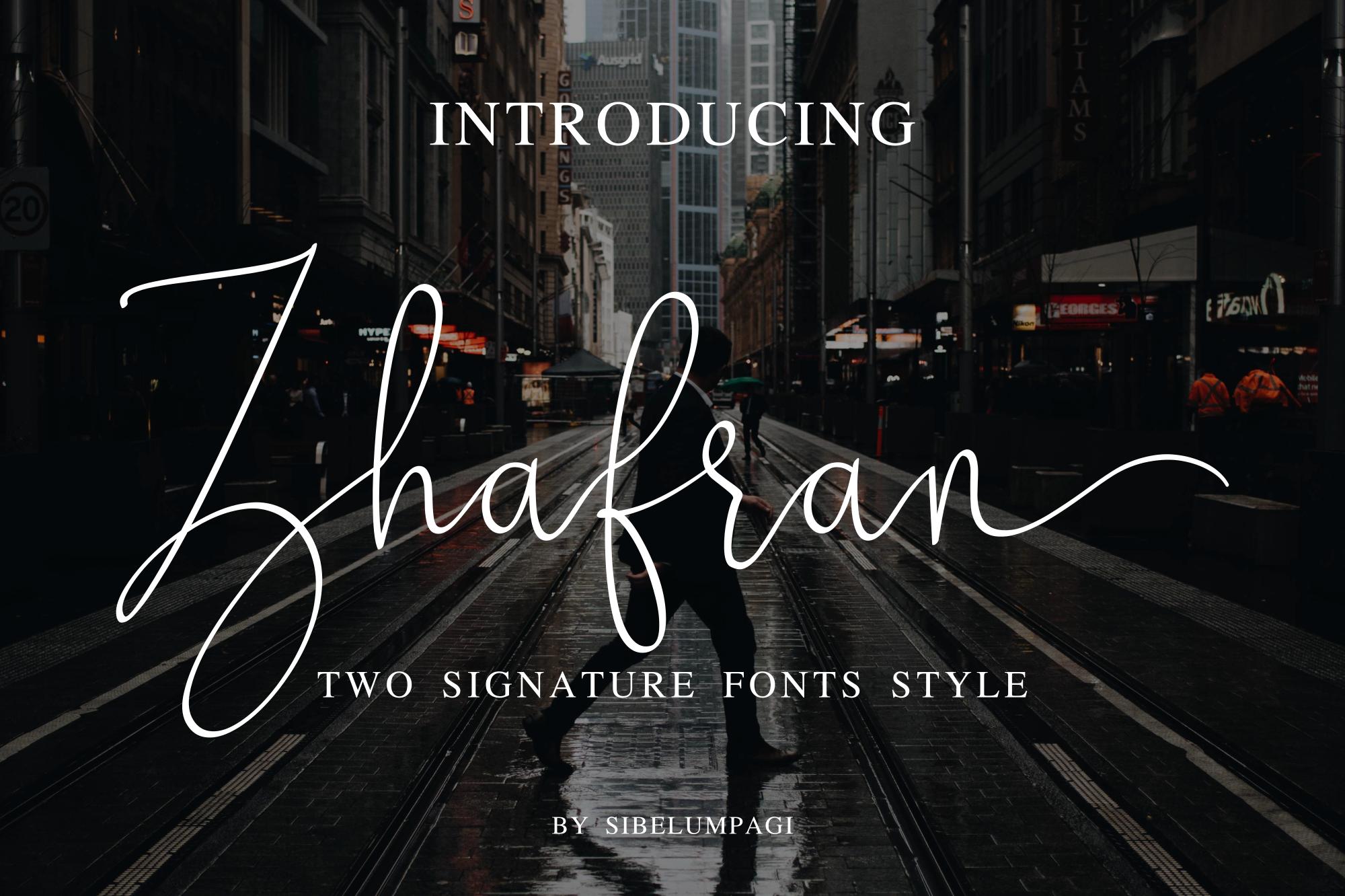 Zhafran Font