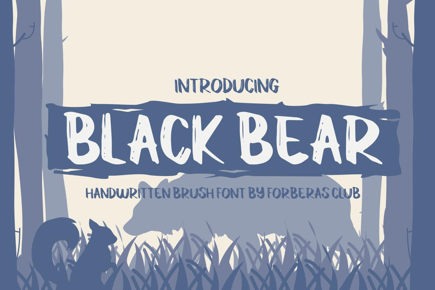 Black Bear Font