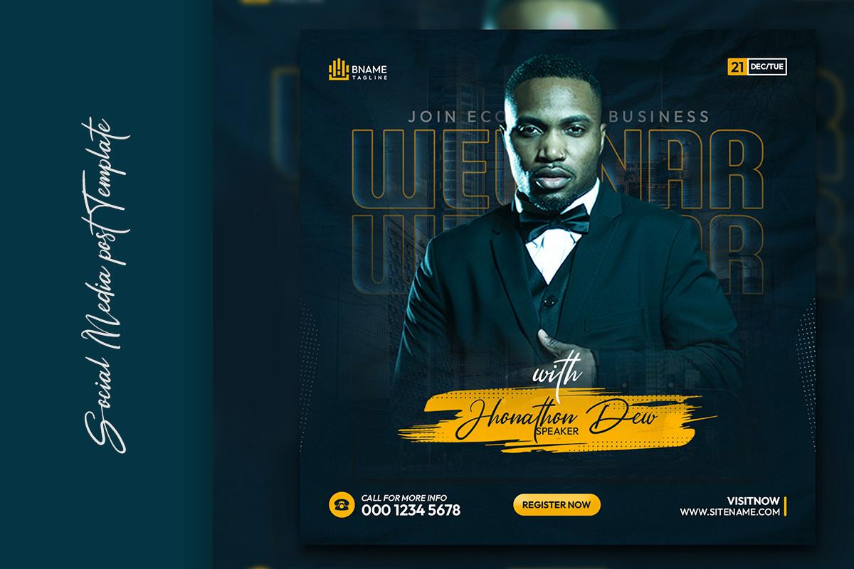 Webinar Social Media Post Template