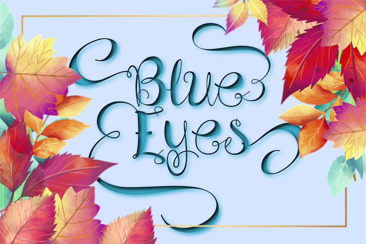 Blue Eyes Font