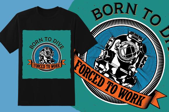 Diver T-Shirt  Design