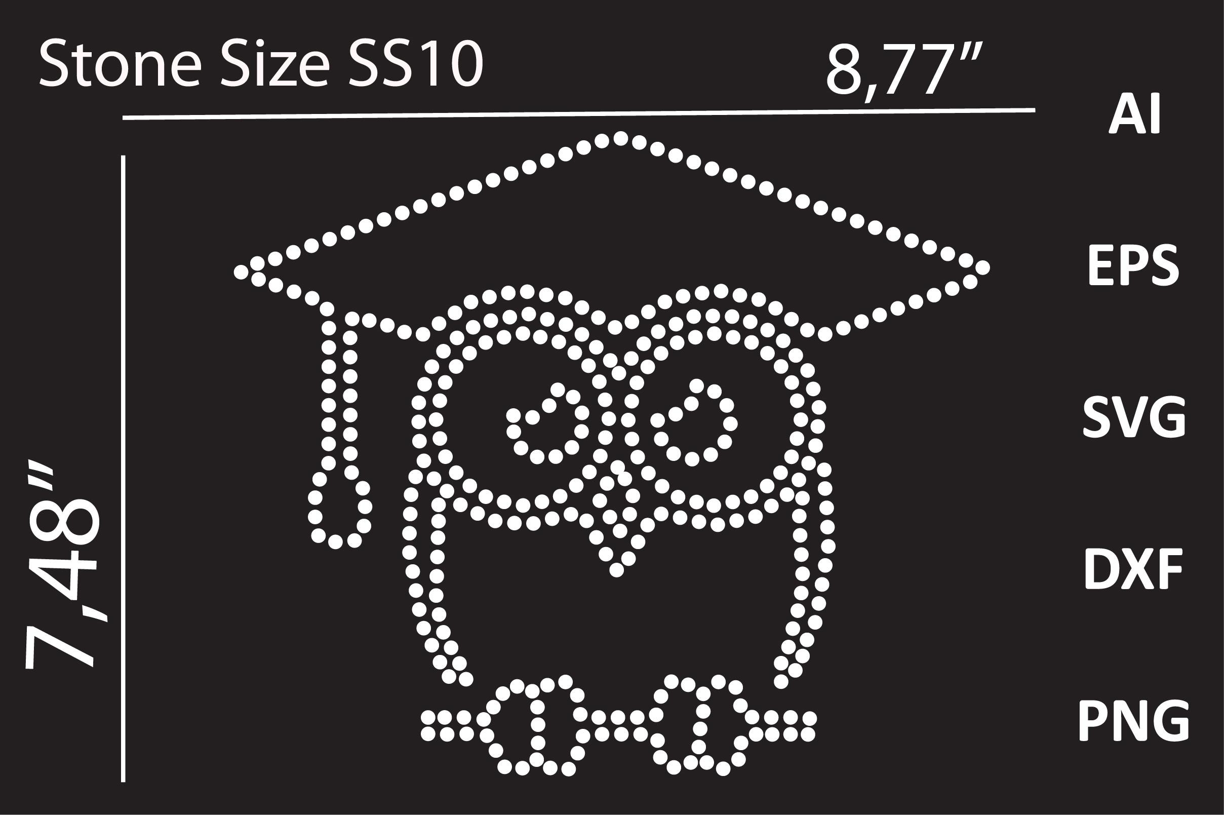 OWL RHINESTONE TEMPLATE DESIGN