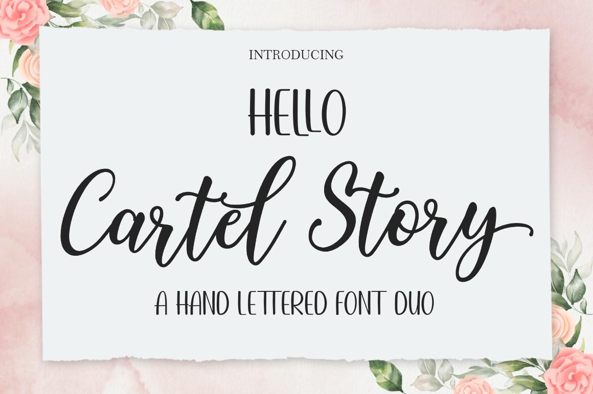 Hello Cartel Story Font