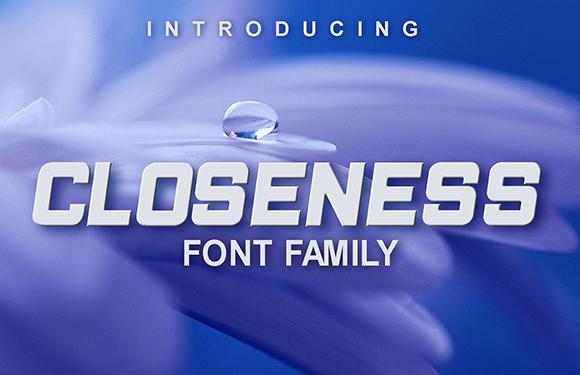 Closeness Font