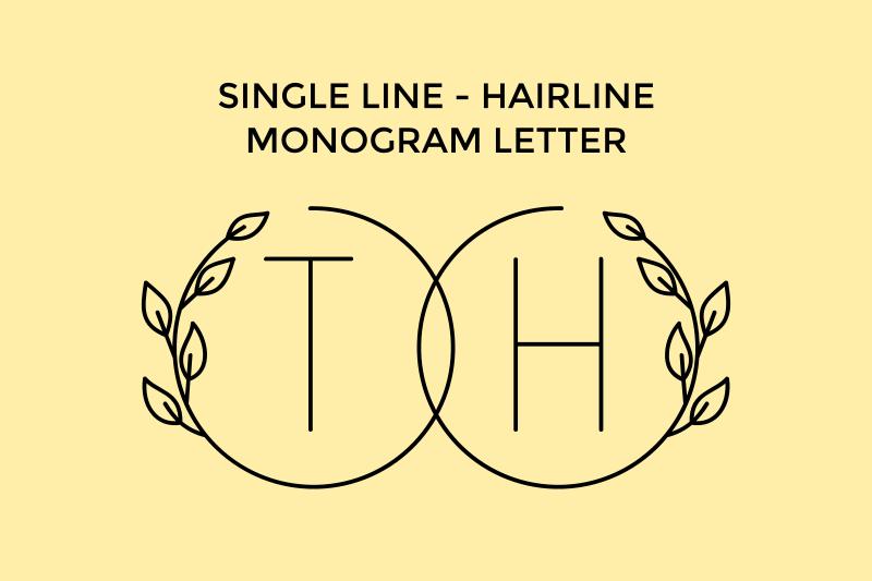 Circle Line Font