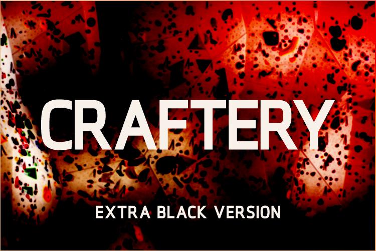 Craftery Extra Black Font