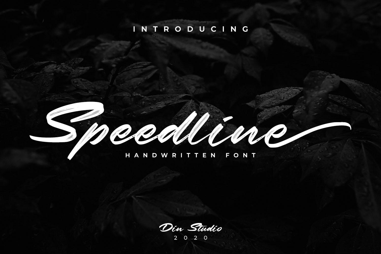 Speedline Font