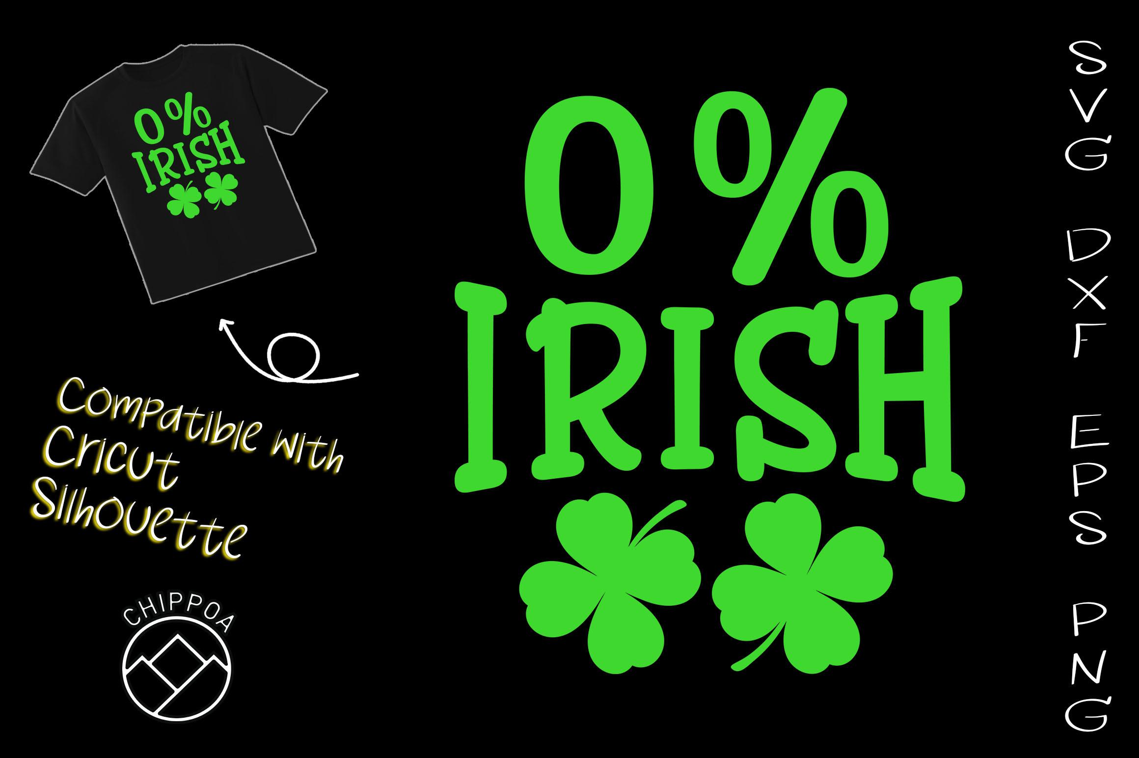 0% Irish Funny St Patricks Day