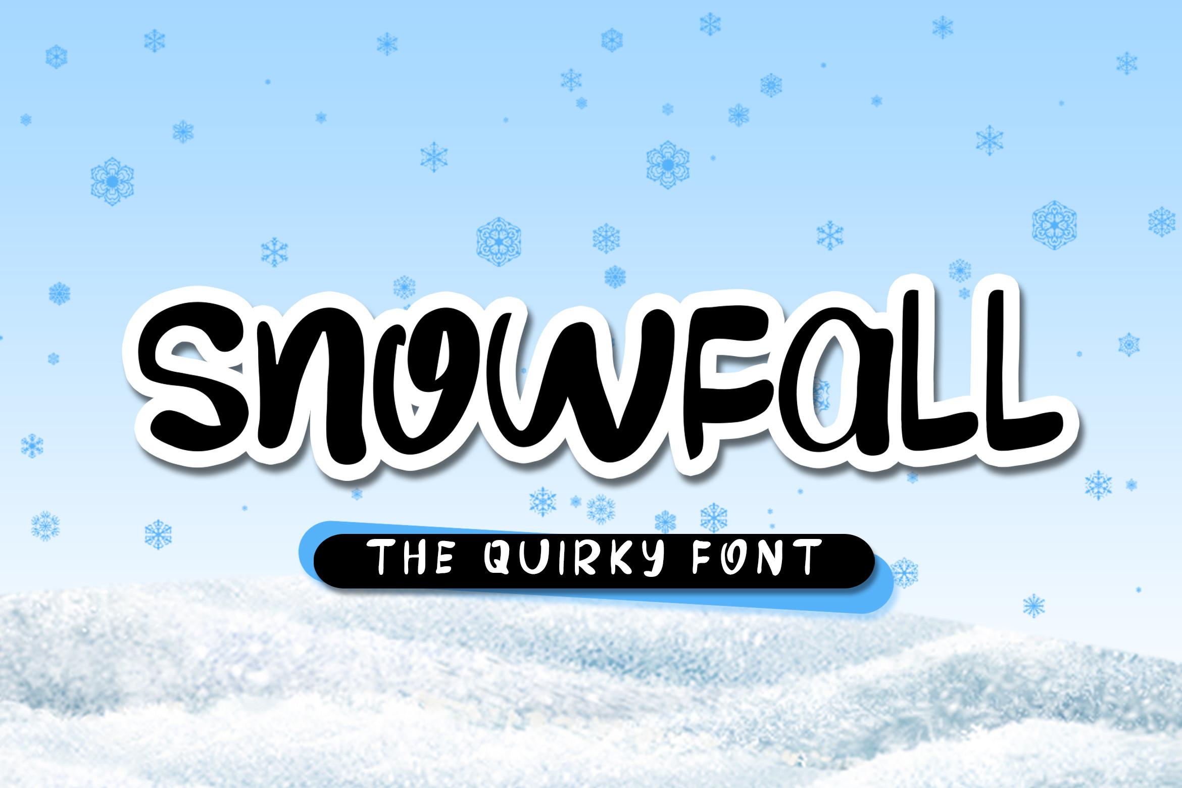 Snowfall Font