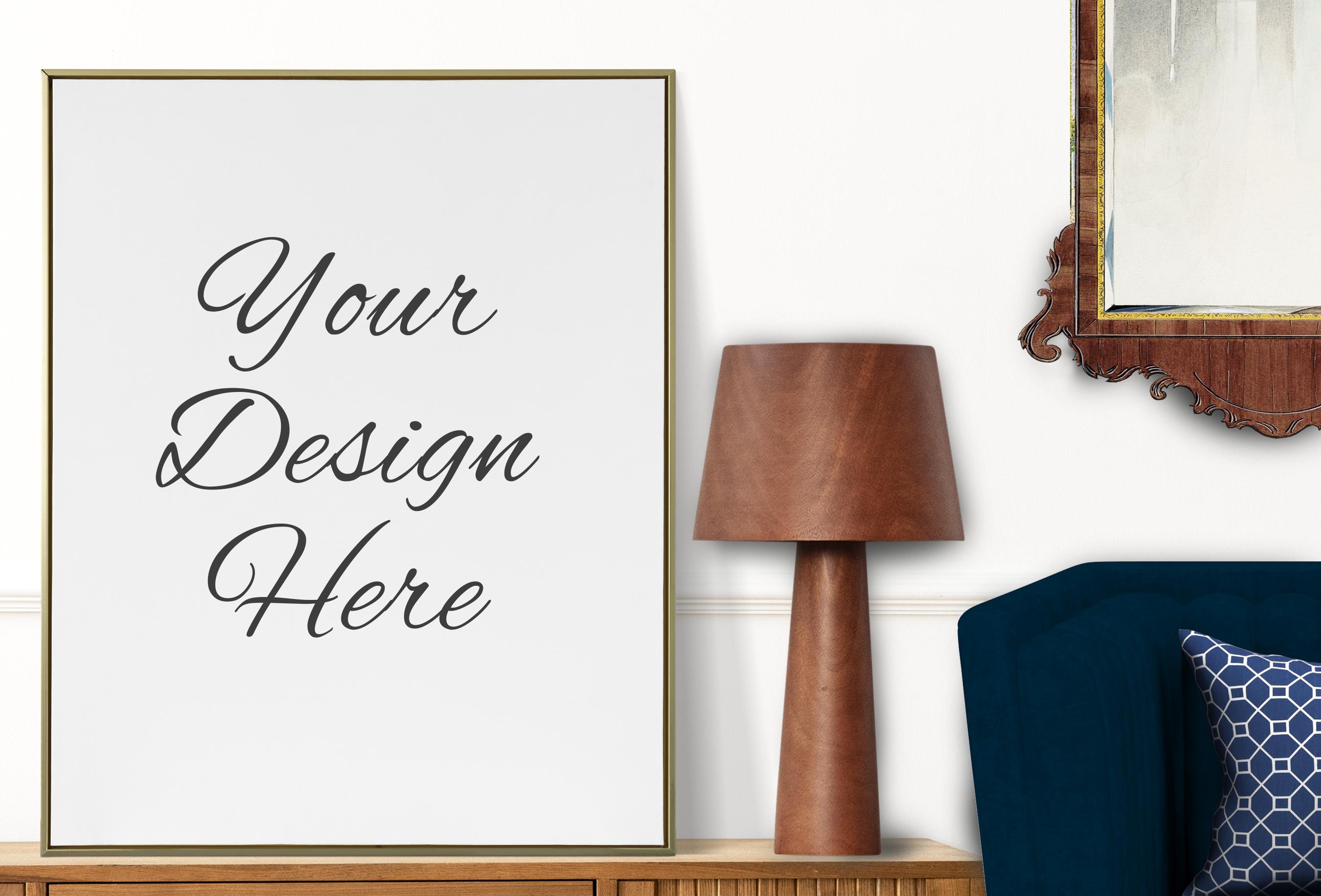 Poster Mockup  - Poster Frame Mockup 12