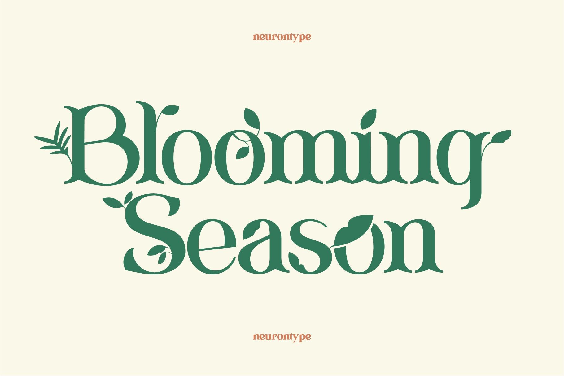 Blooming Season Font