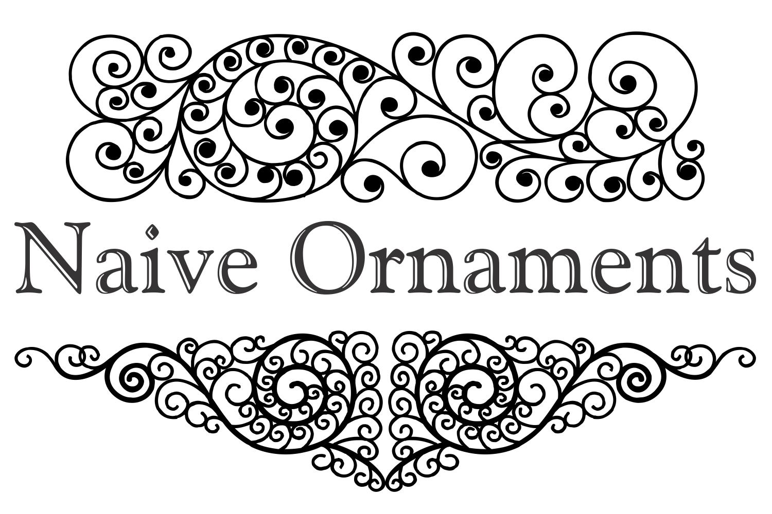 Naive Ornaments Font