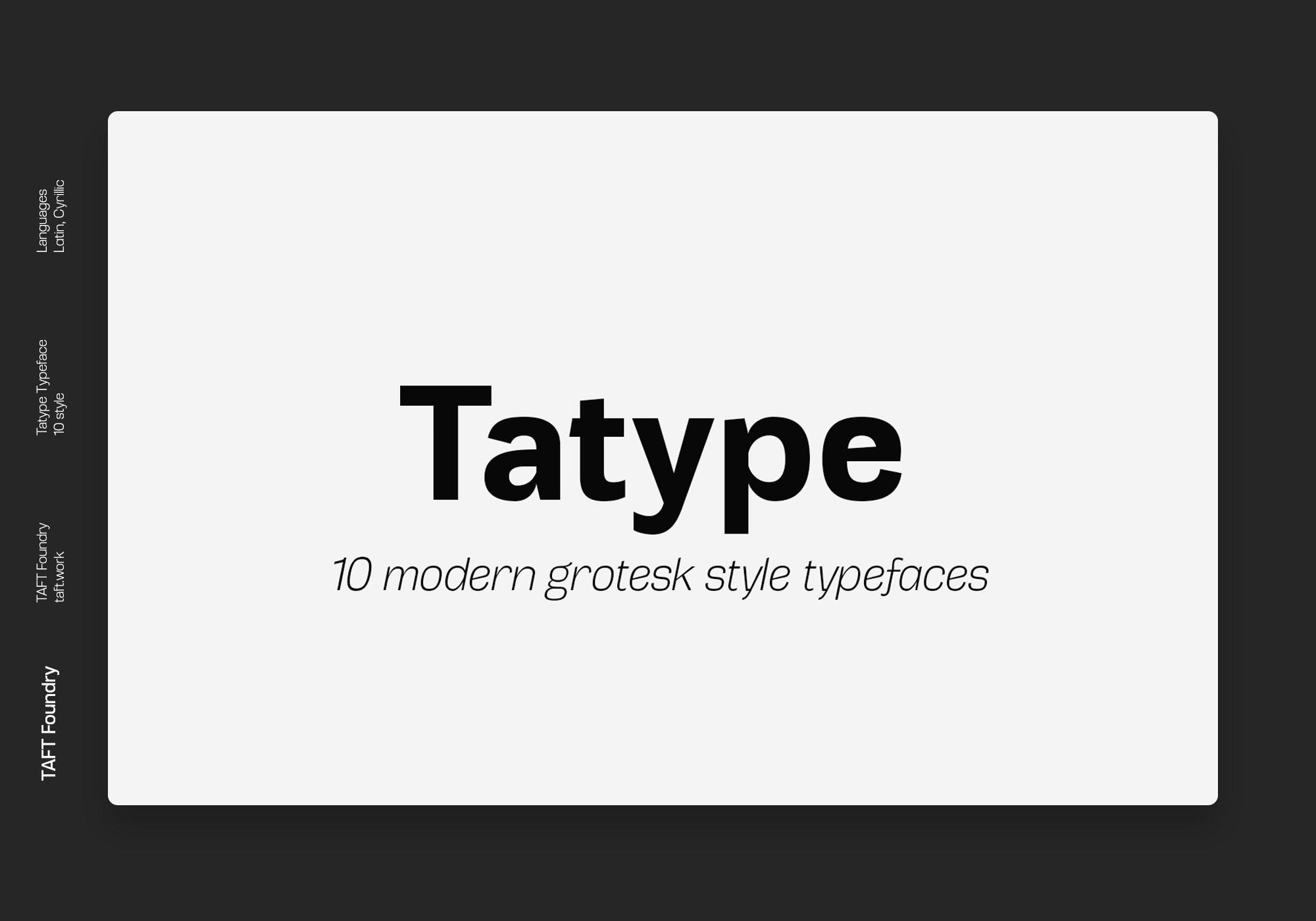 Tatype Font