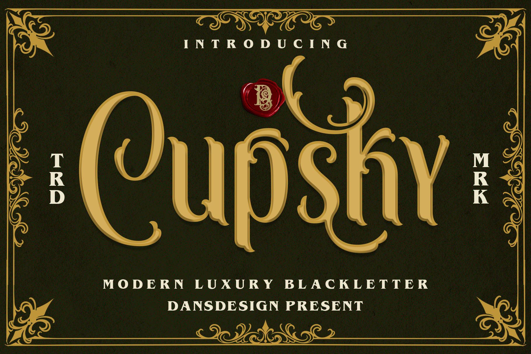 Cupsky Font