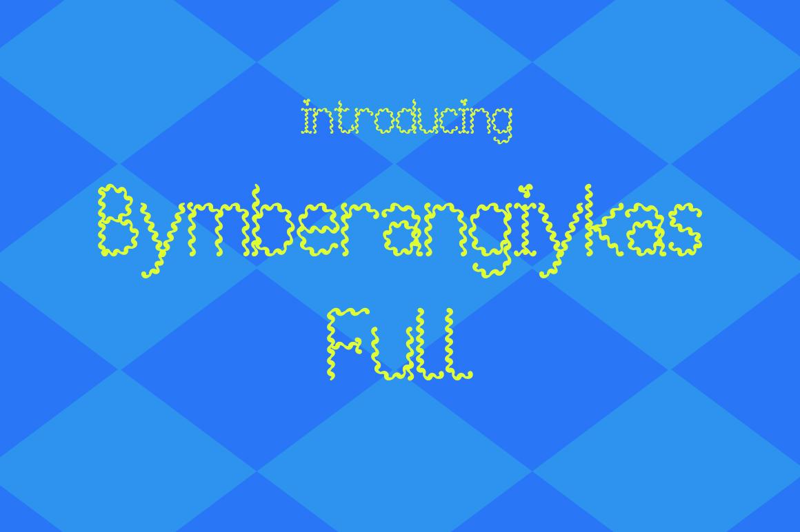 Bymberangiykas Full Font