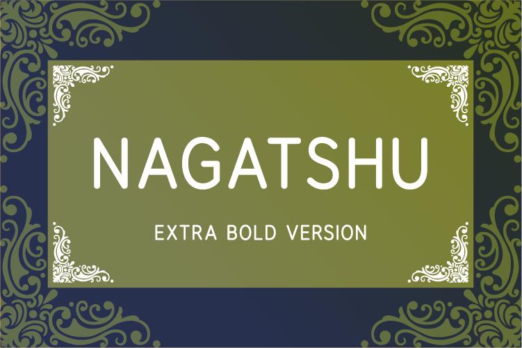 Nagatshu Extra Bold Font