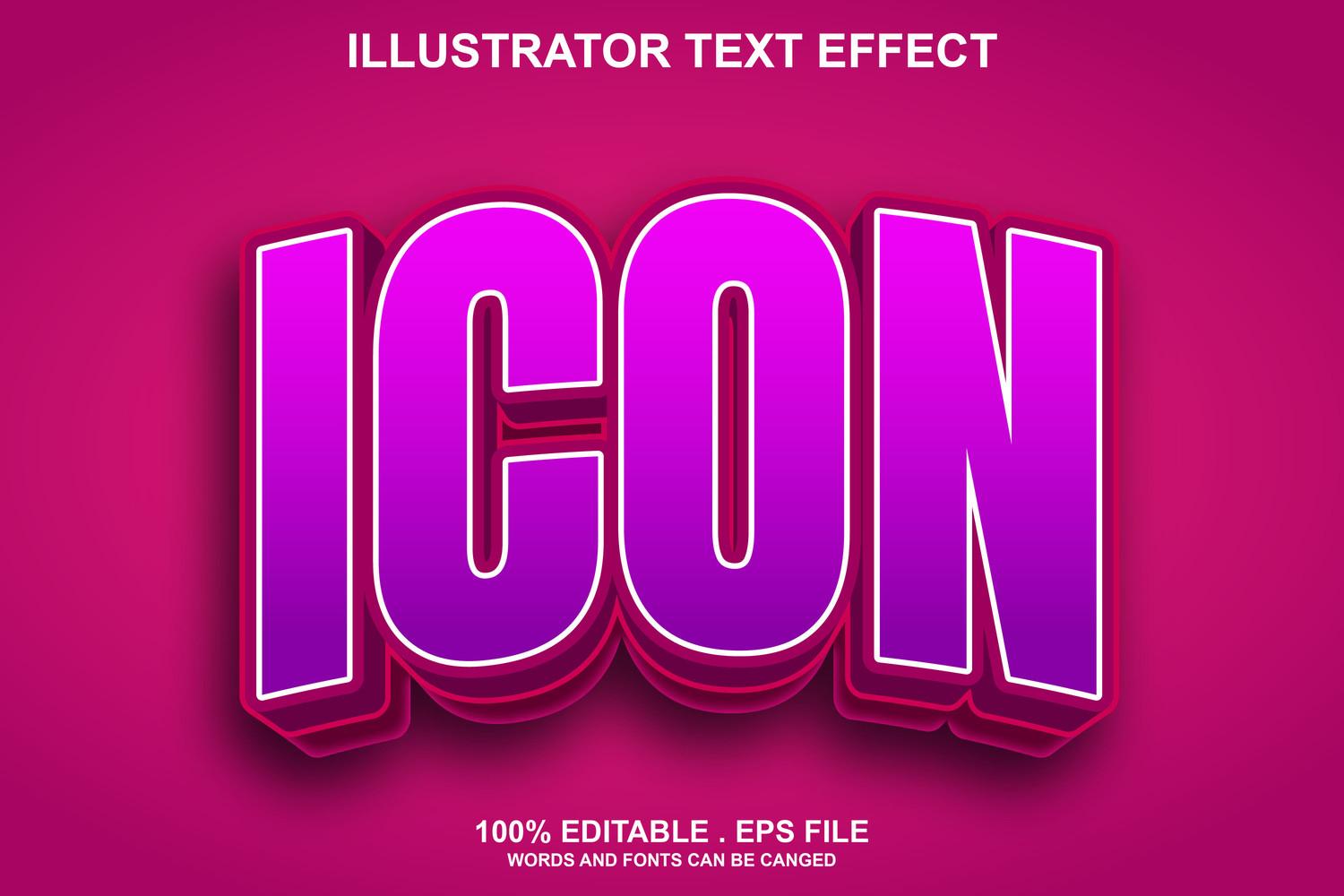 Editable Text Effect