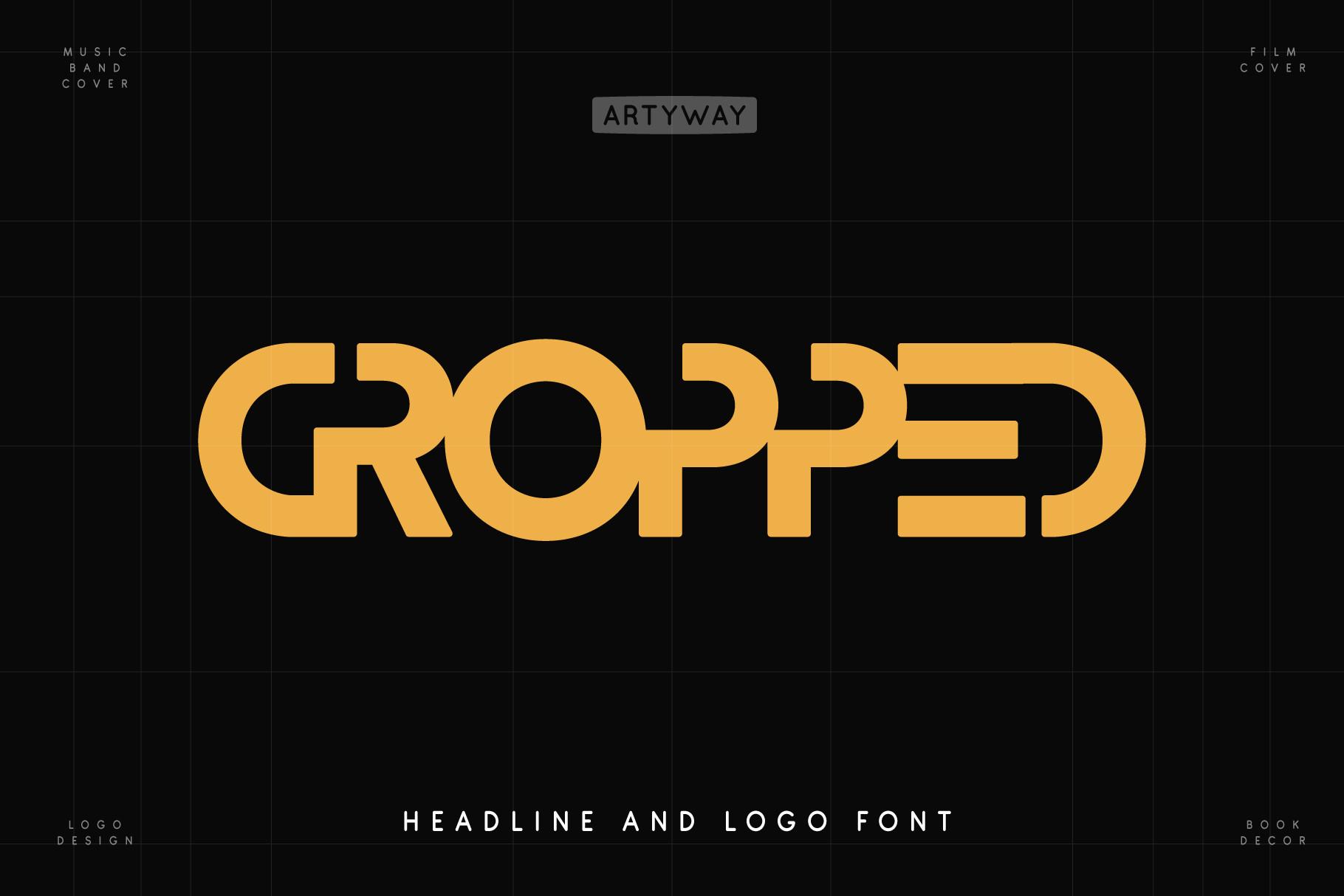 Cropped Font