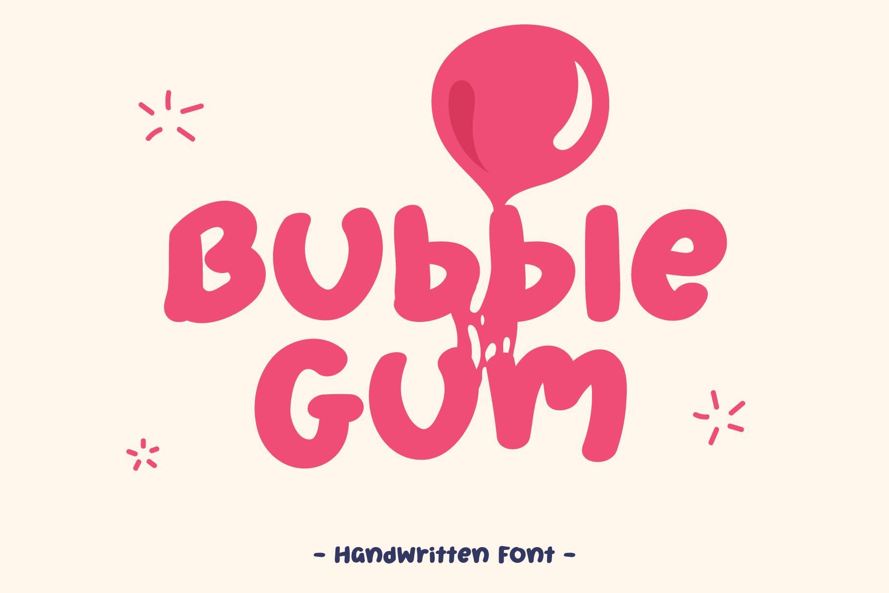 Bubble Gum Font